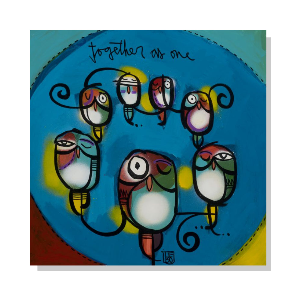 Together as One - Lebo Steel Mineral Print